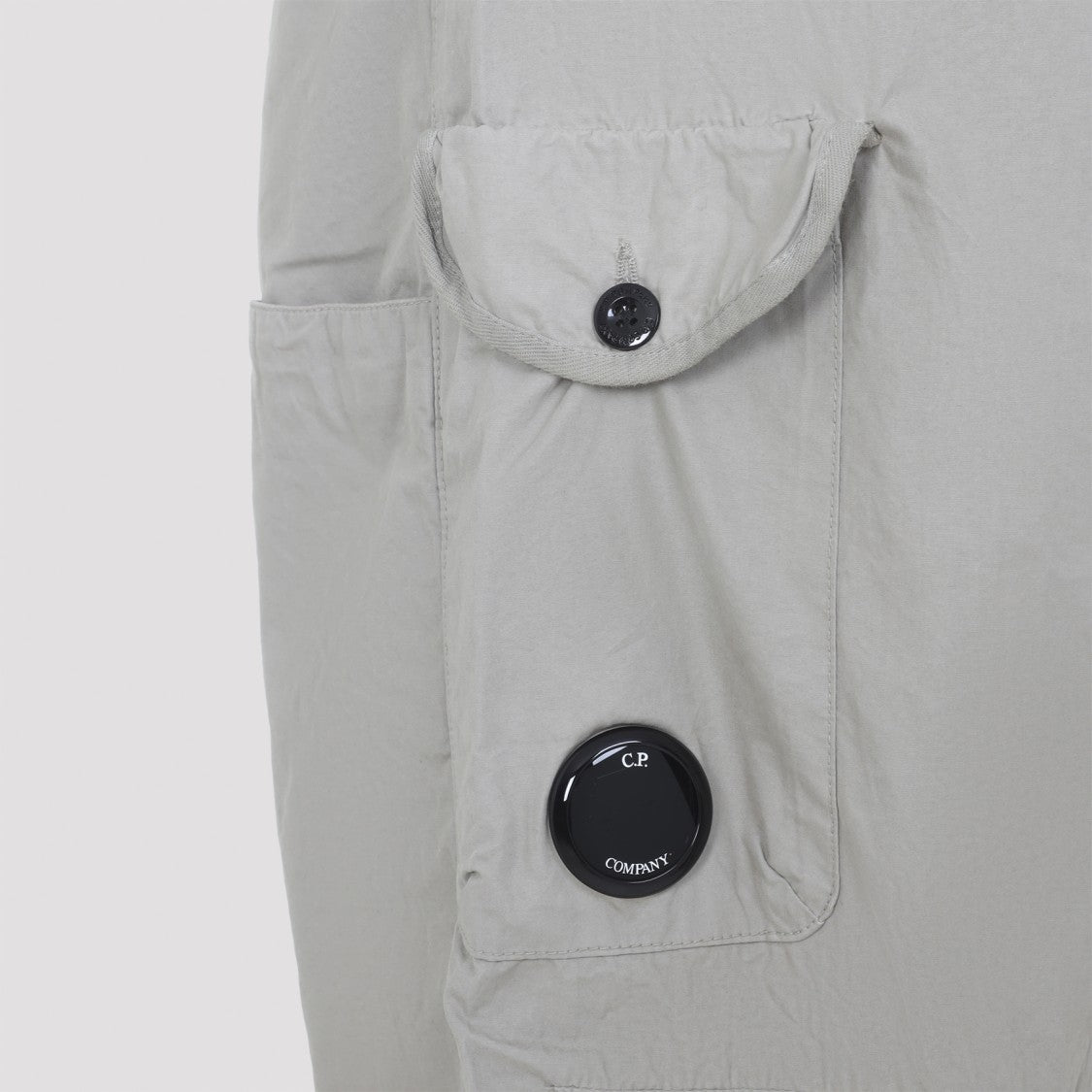C.P. Company London Fog Grey Cotton Cargo Pants