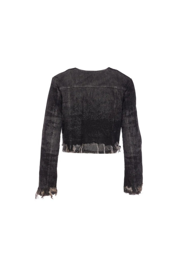 Diesel Black Wool-Blend Notch-Lapel Blazer