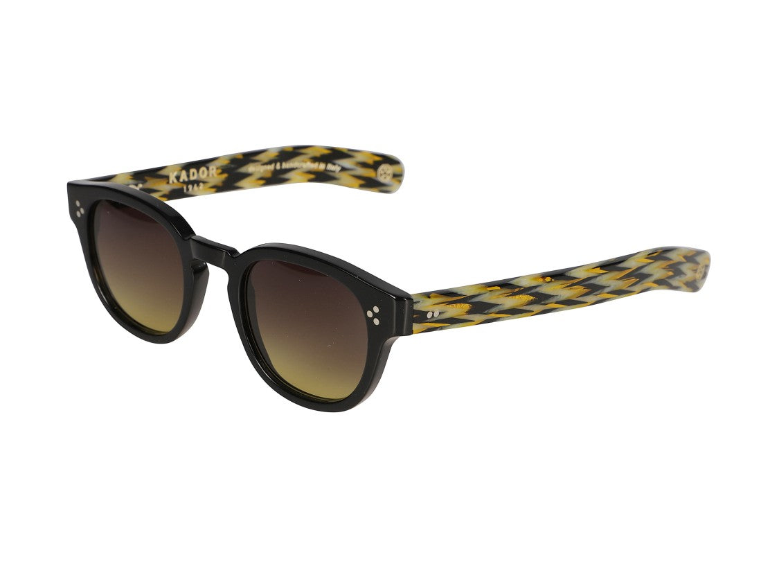 Kador Brown Jolly Amerika Round Gradient Sunglasses