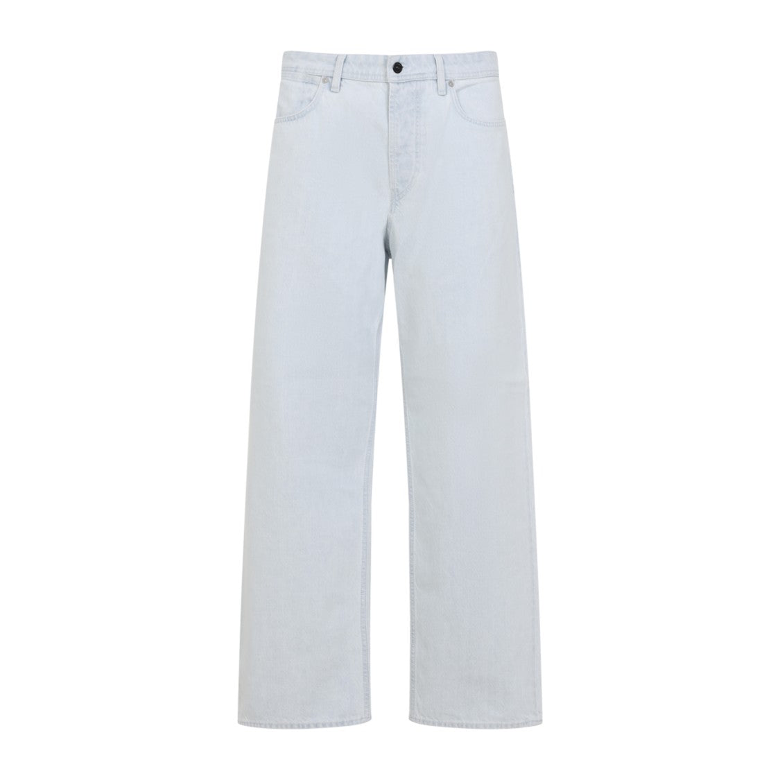 Stone Island Straight-Leg White Denim Jeans With Classic Five-Pocket Design