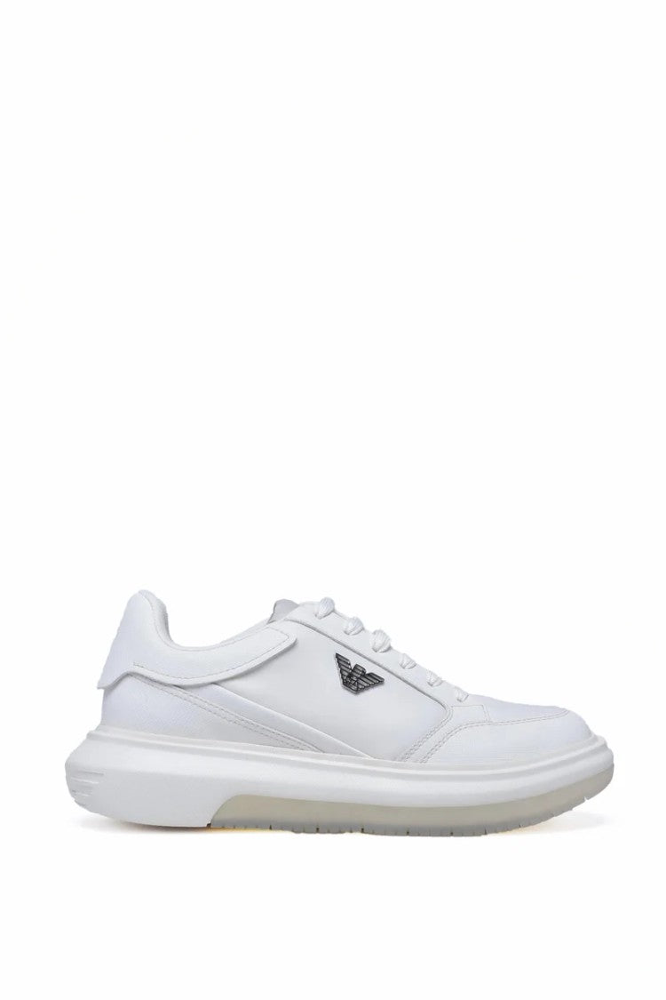Emporio Armani Sneakers Rubber Polyester - White