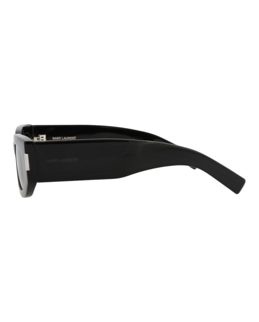 Saint Laurent Round-Frame Recycled Acetate Sunglasses