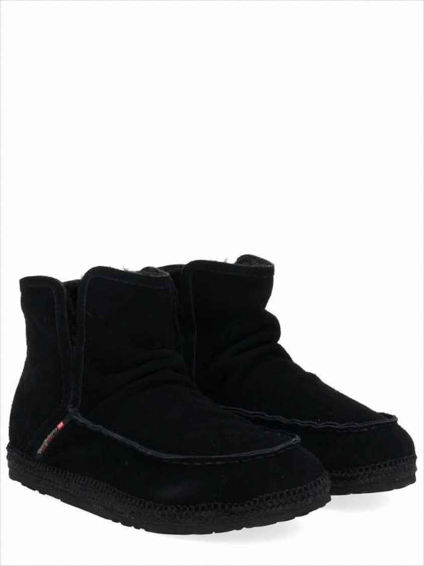 Diesel Soft Suede-Like Black Boots