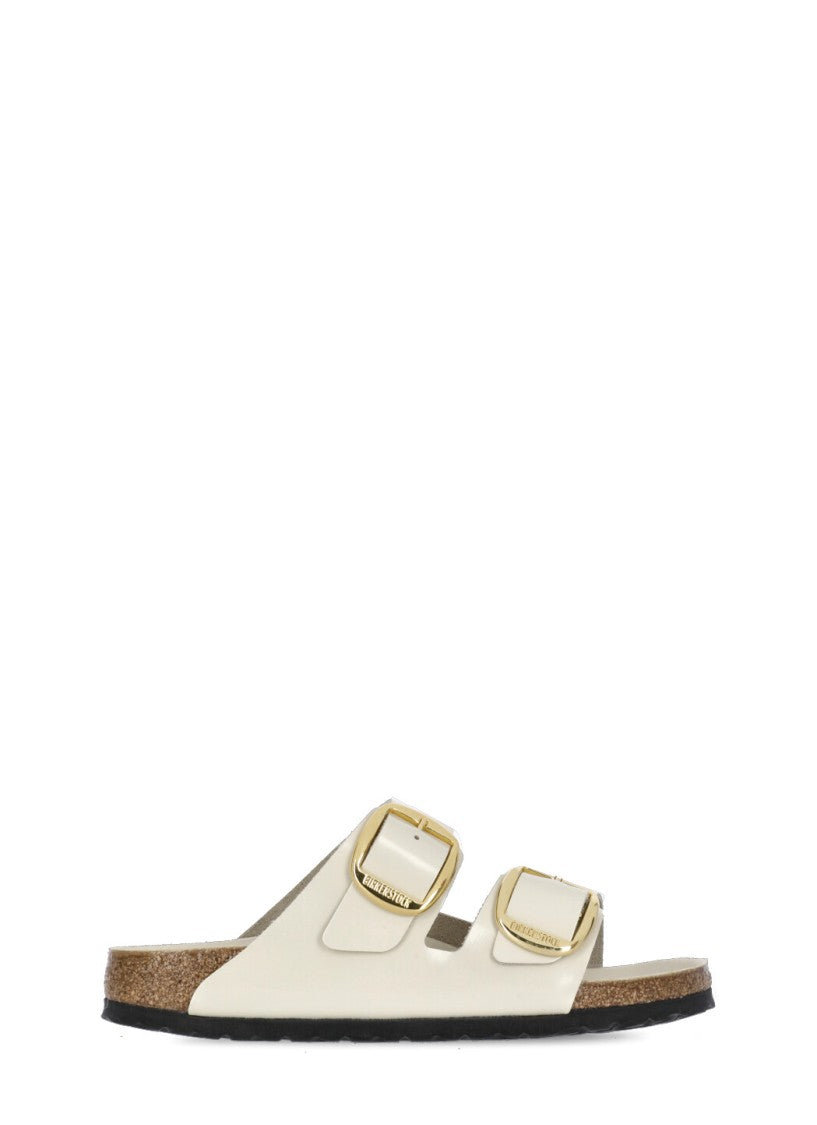 Birkenstock Ivory Arizona Big Buckle Sandals