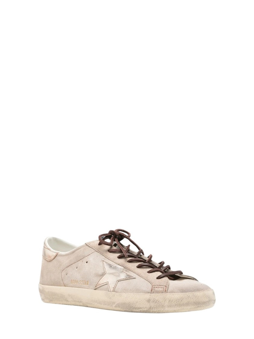 Golden Goose Low-Top Sneakers With Suede Upper And Laminated Star Detail
