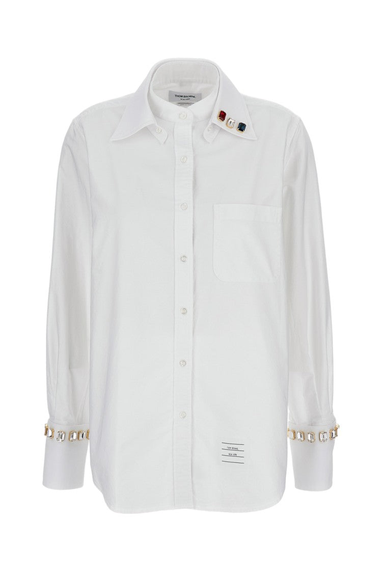 Thom Browne Oversized White Cotton Shirt