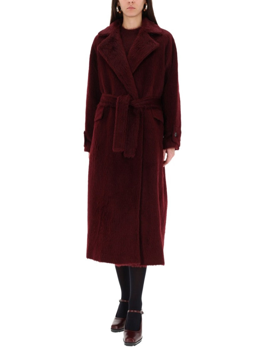 Max Mara Albata Belted Alpaca-Blend Coat