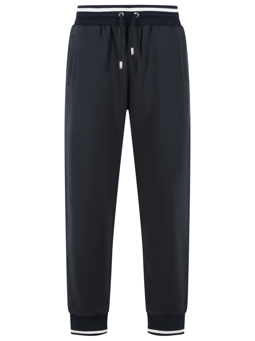 Dolce & Gabbana Jogger' Blue Cotton Pants