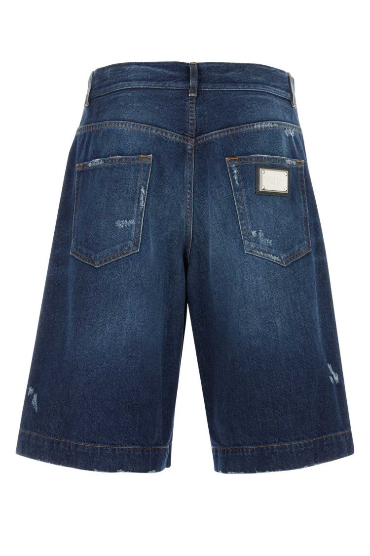Dolce & Gabbana Denim Bermuda Shorts