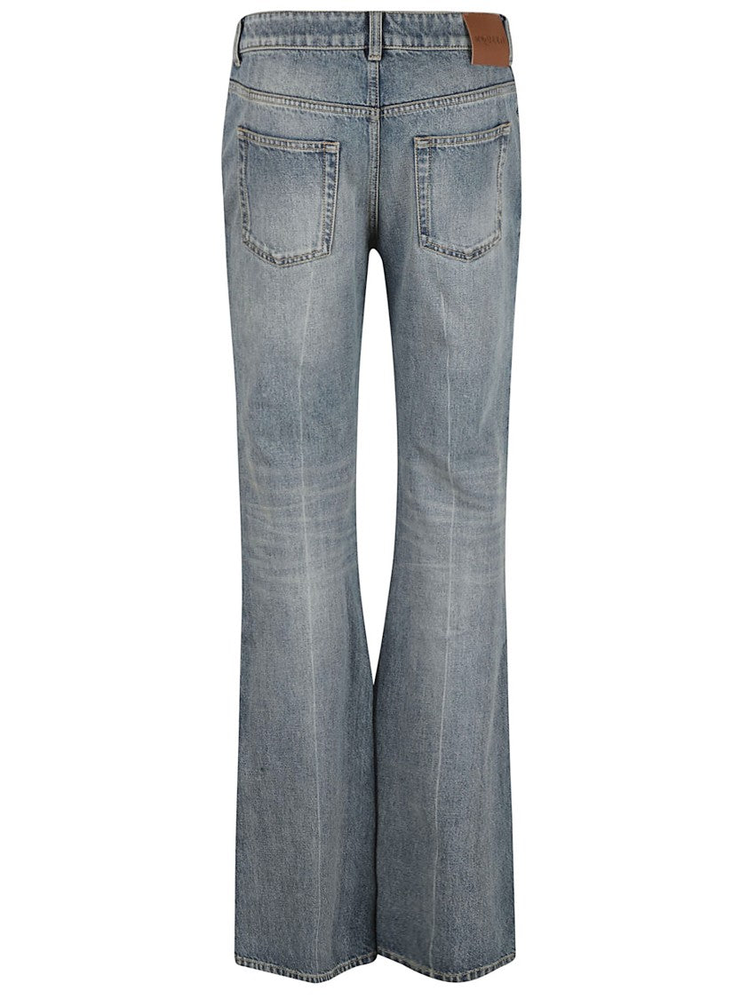 Alexander Mcqueen Flared High-Waisted Jeans With Vintage Appeal