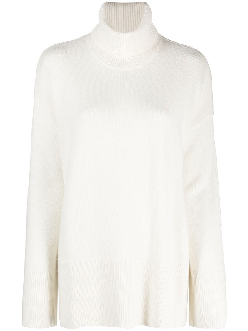 P.A.R.O.S.H. Relaxed Fit Turtleneck Sweater With Ribbed Detailing