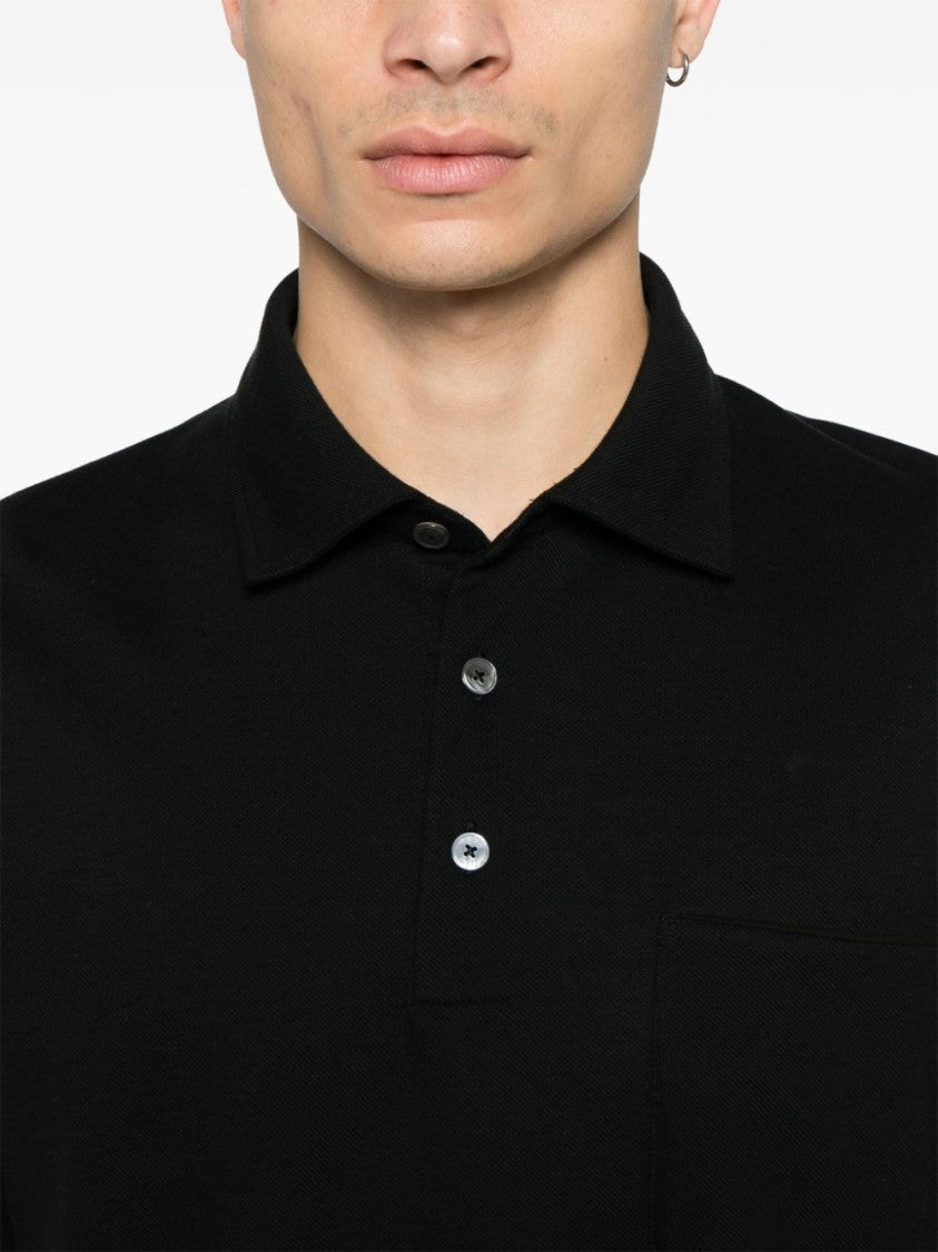 Ermenegildo Zegna Polo Shirt With Front Button Placket