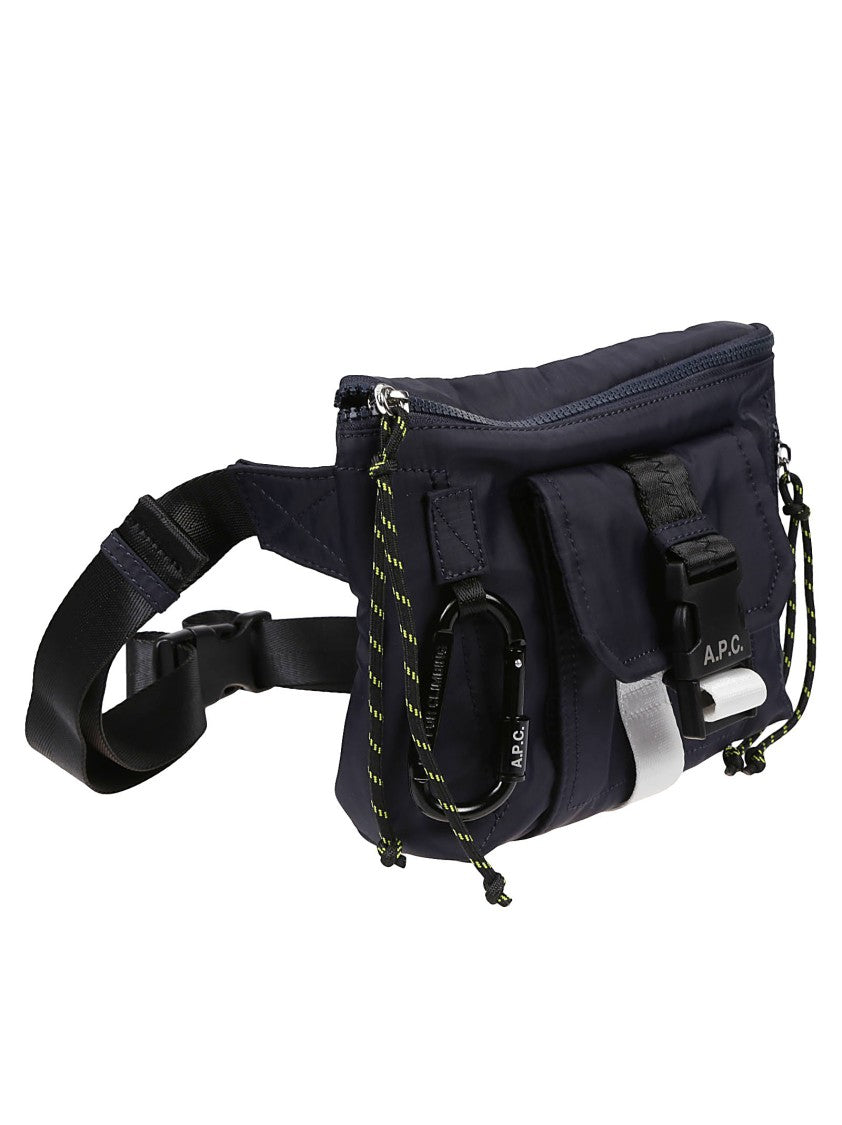 A.P.C. Trek Black Polyamide Belt Bag