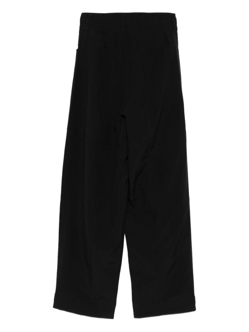 Róhe High-Waist Turn-Up Trousers
