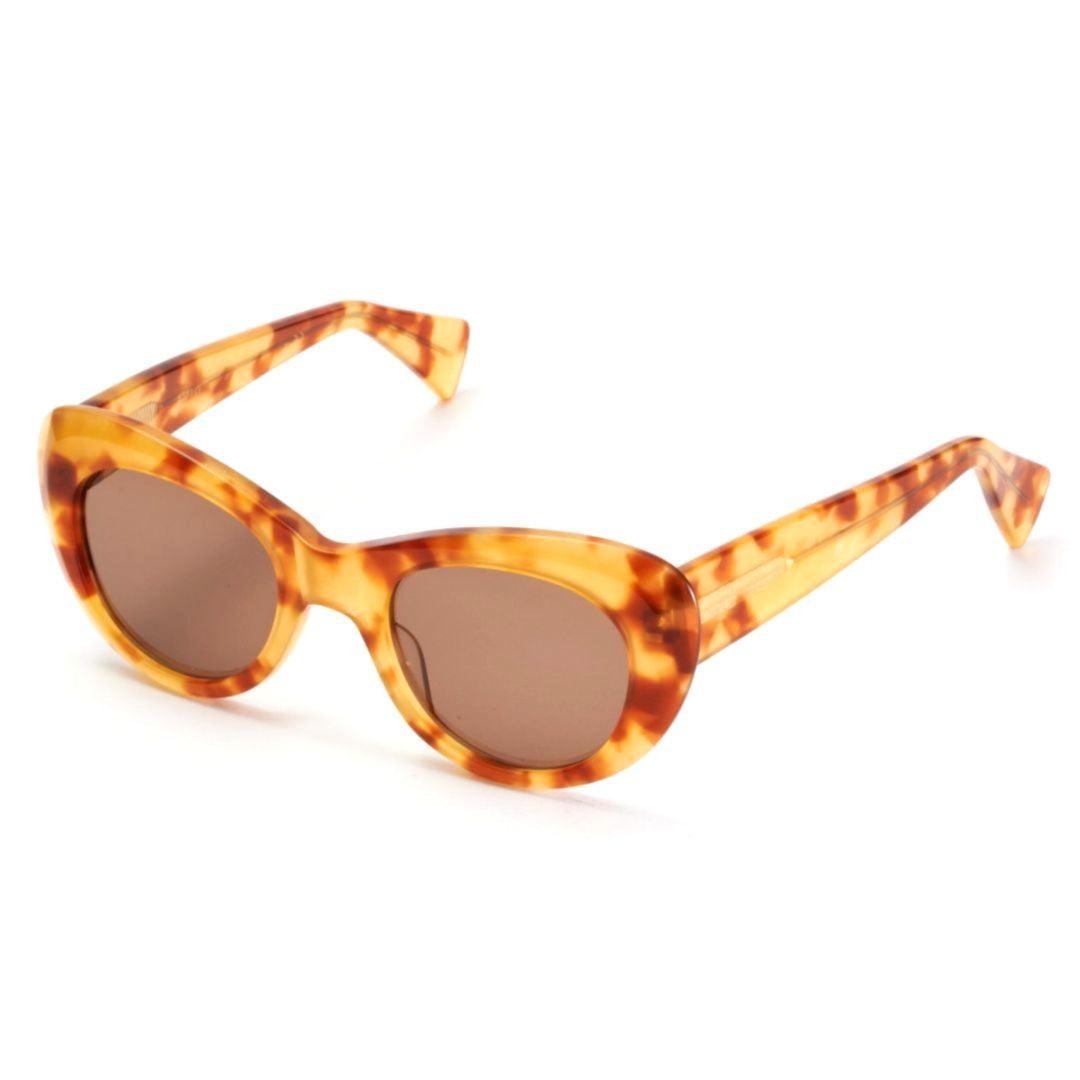 Kador Diva Oversized Tortoiseshell Cat-Eye Sunglasses With Brown Lenses