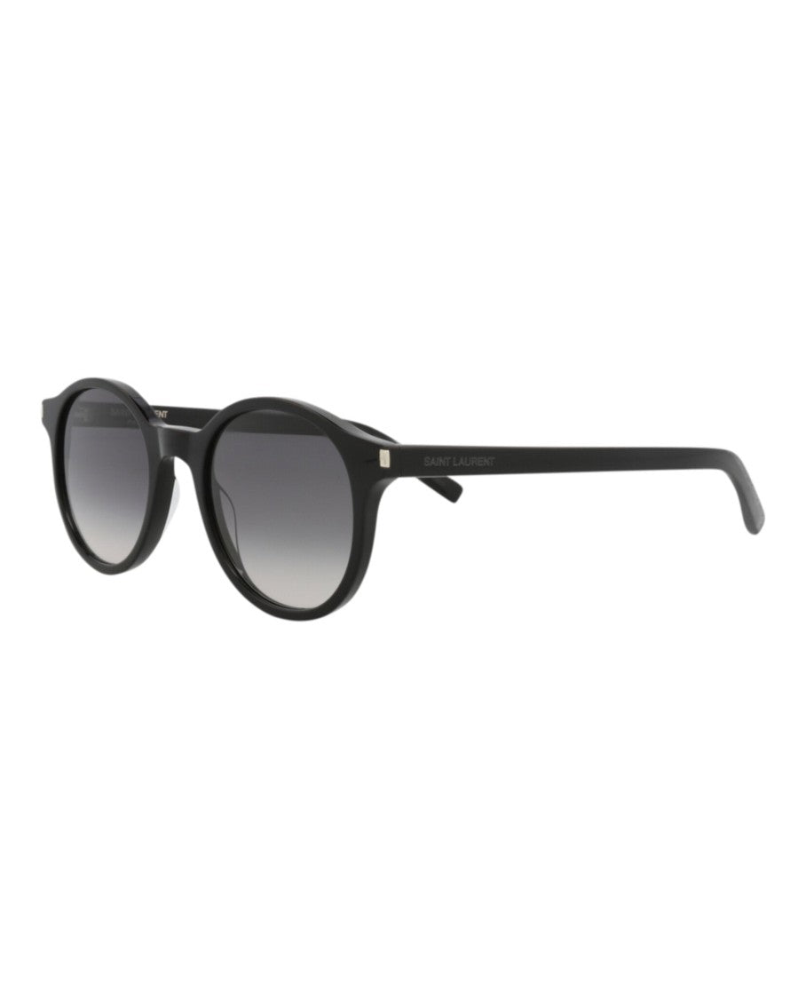 Saint Laurent Round-Frame Acetate Sunglasses