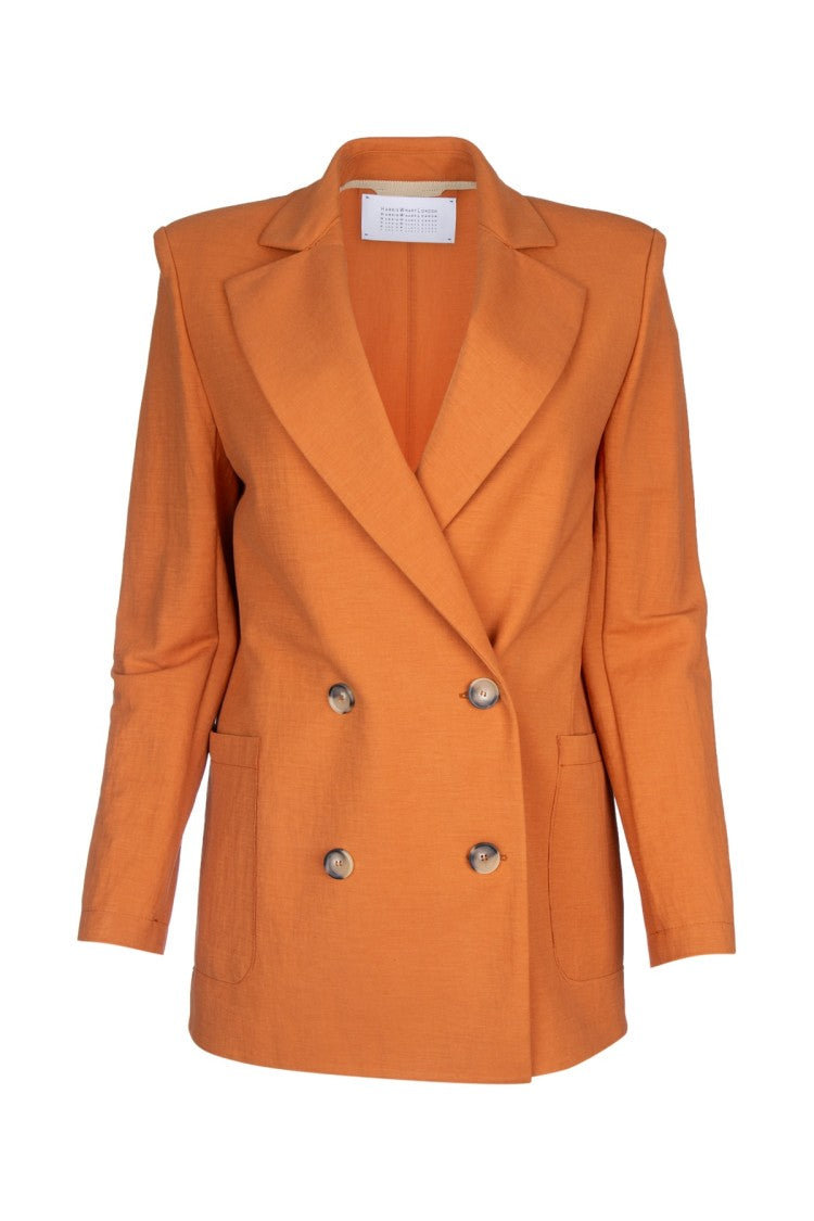 Harris Wharf London Women Oversized D.B. Blazer With S.P. Rayon
