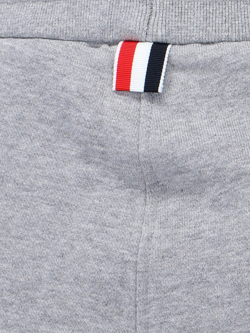 Thom Browne "4-Bar" Sports Shorts, In Grey Cotton