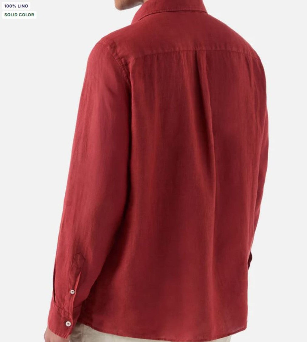 Mc2 Saint Barth Relaxed Fit Long-Sleeve Shirt With Classic Collar