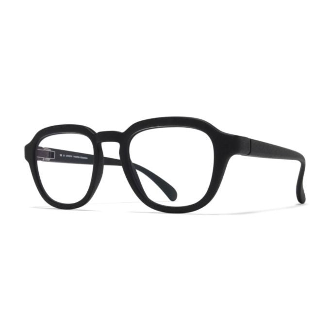 Mykita Wally Rounded Square Frame Black Mykita Eyeglasses