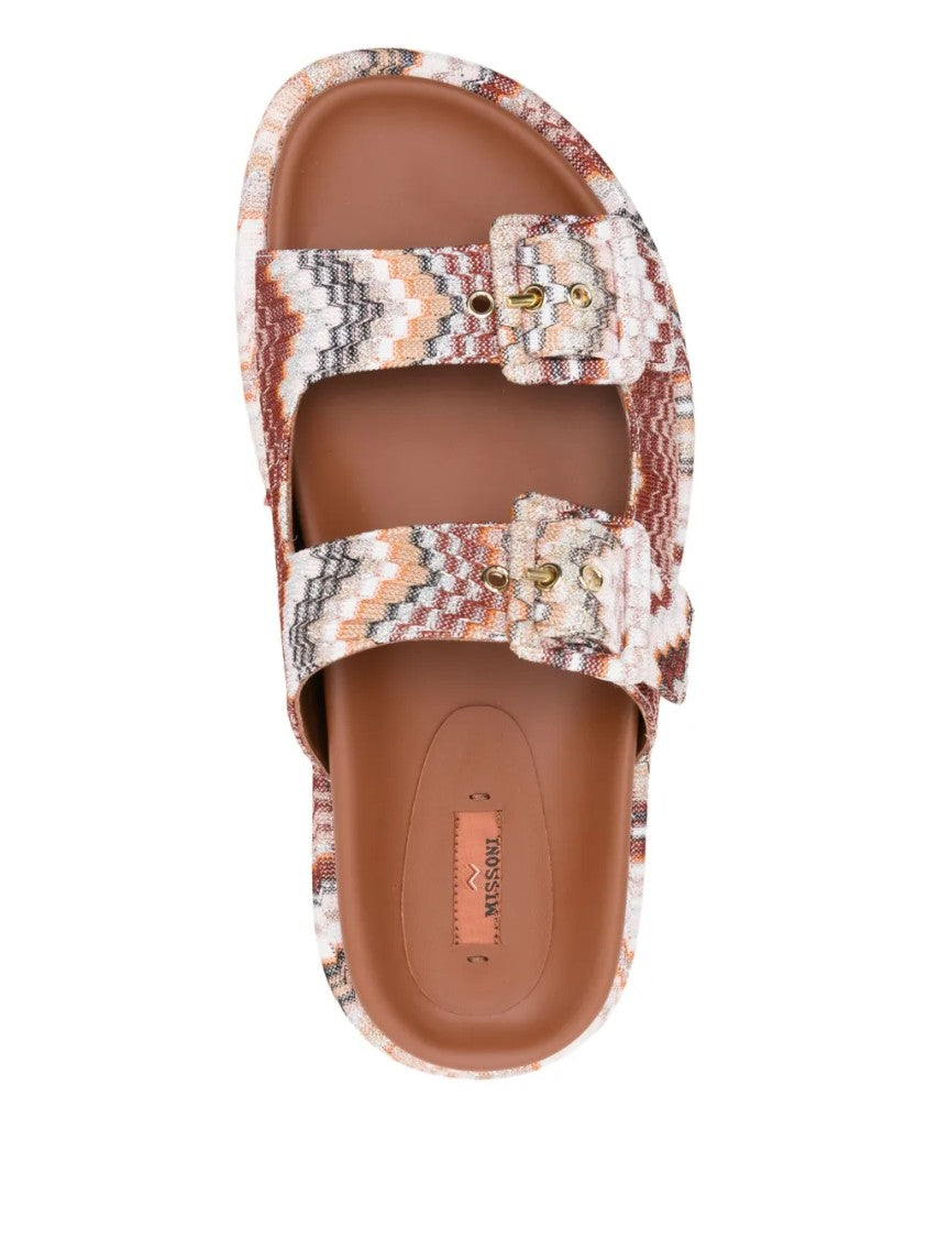Missoni Missoni Open-Toe Sandal With Minimalist Straps