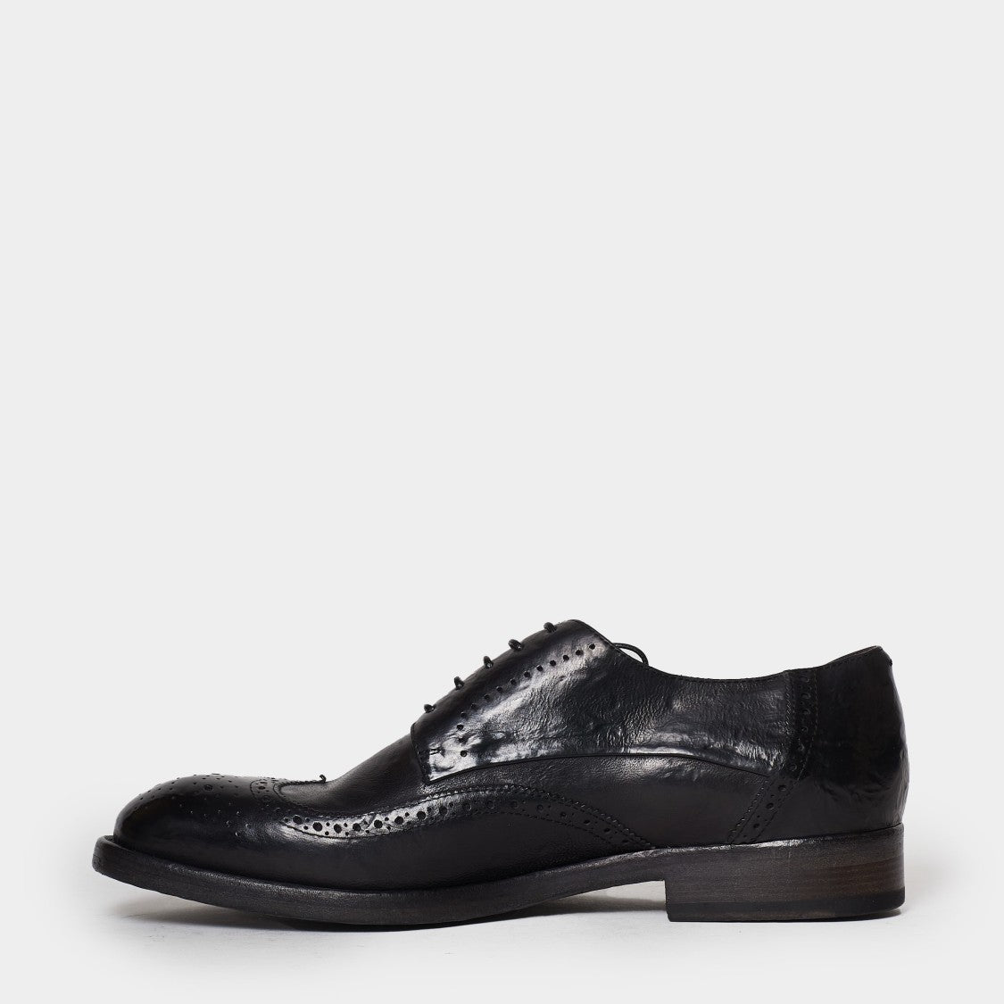 Fabrizio Silenzi Black Derby Shoes