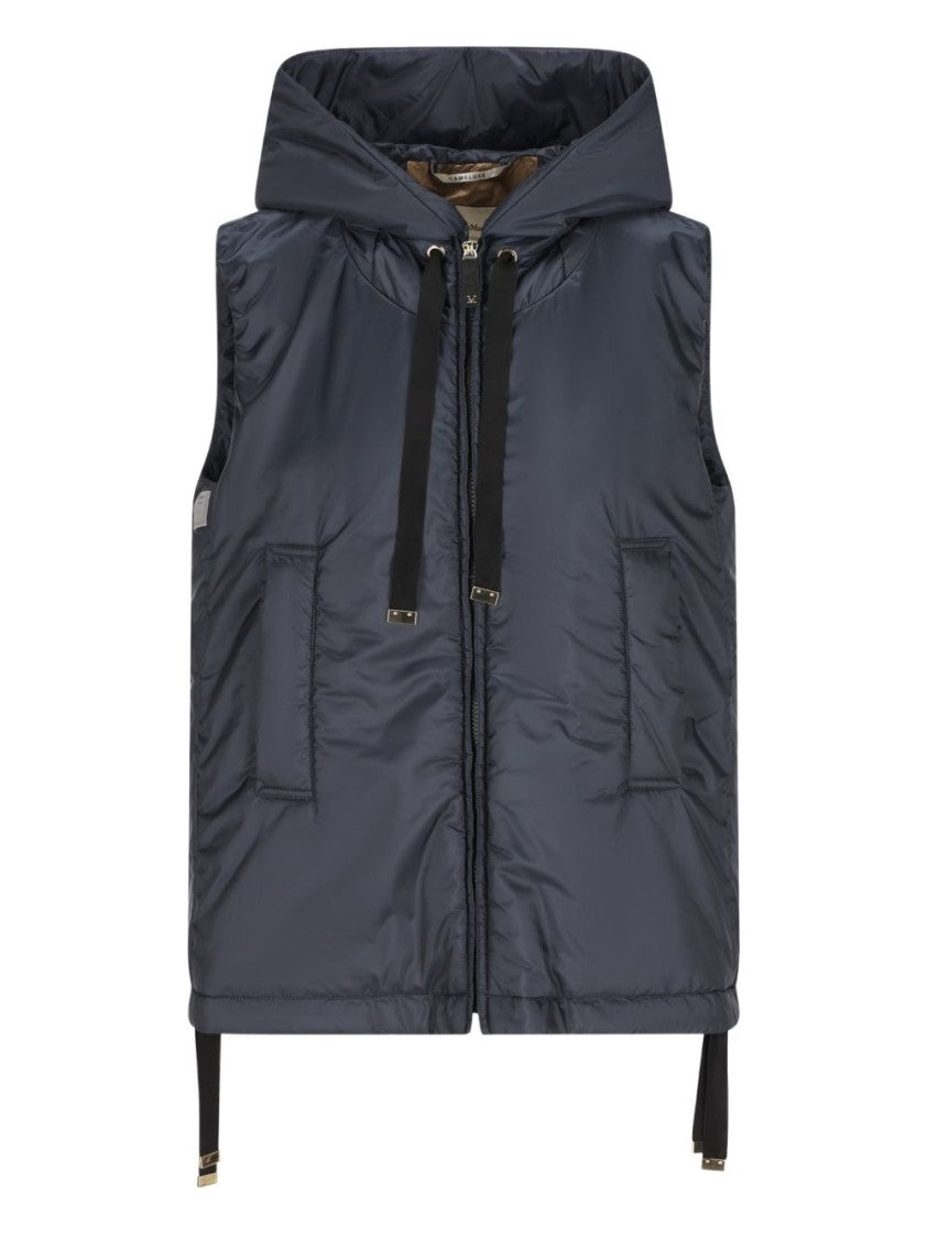 Max Mara Sleeveless Padded Jacket With High Collar