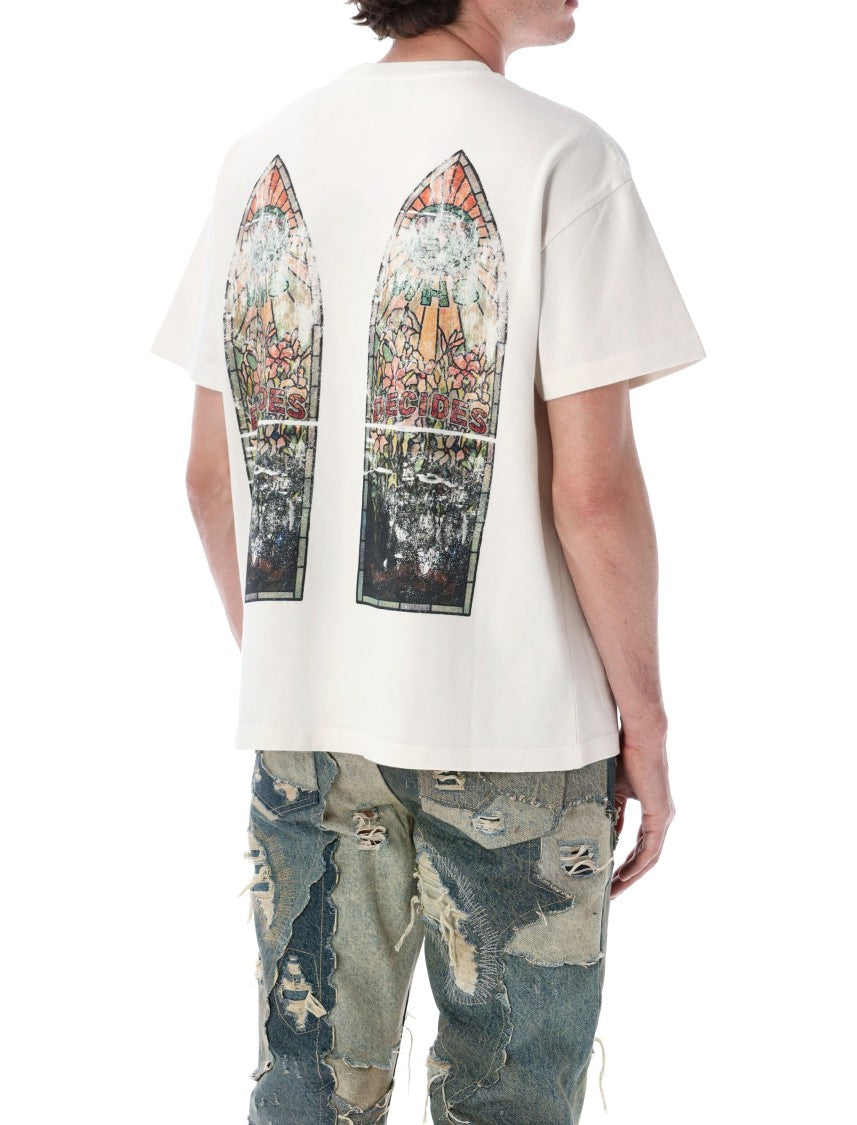 Who Decides War Faded Relaxed Fit Graphic Jersey