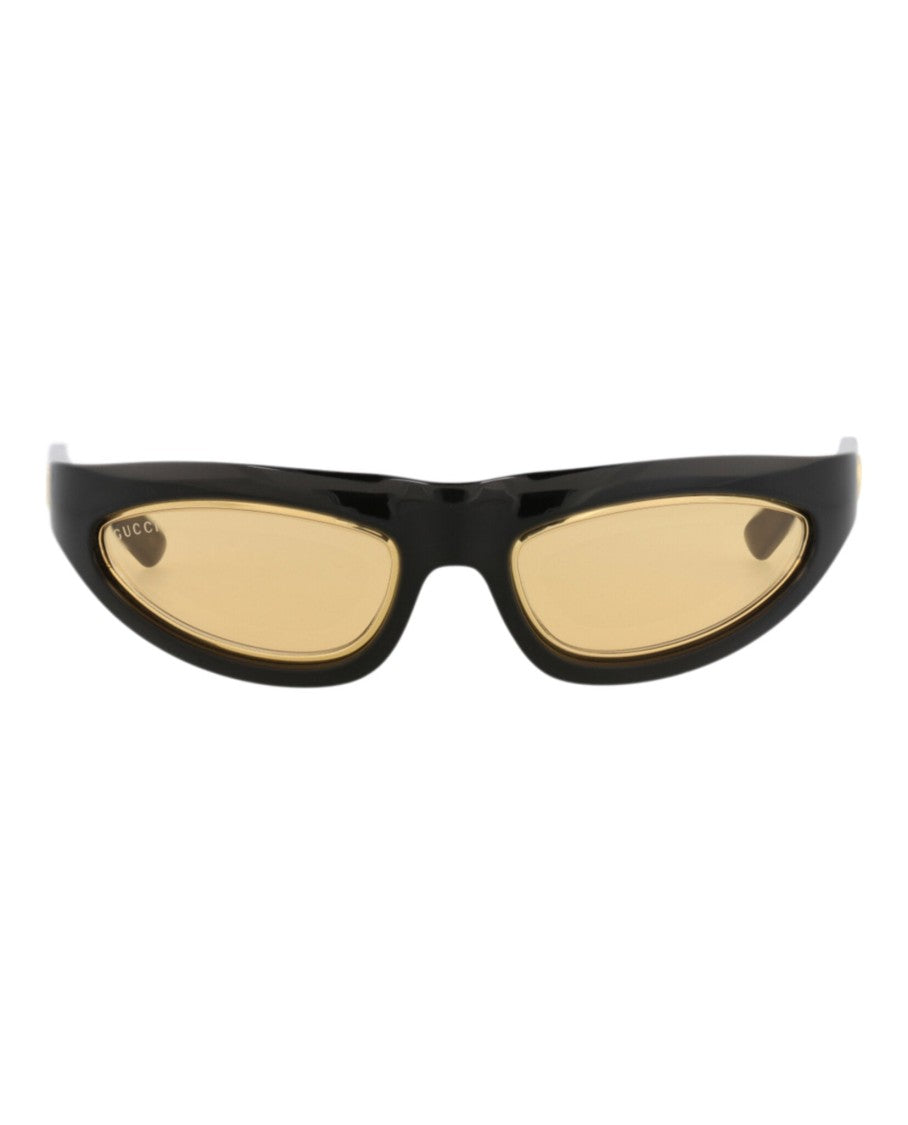 Gucci Shield-Frame Injection Sunglasses