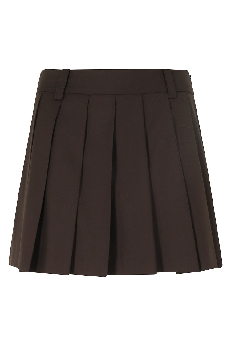 Dunst Classic Pleated Mini Skirt With Built-In Briefs