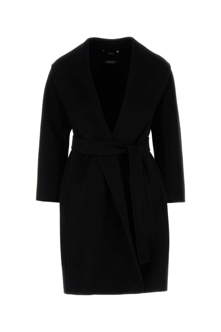 Max Mara Black Wool Messi Coat