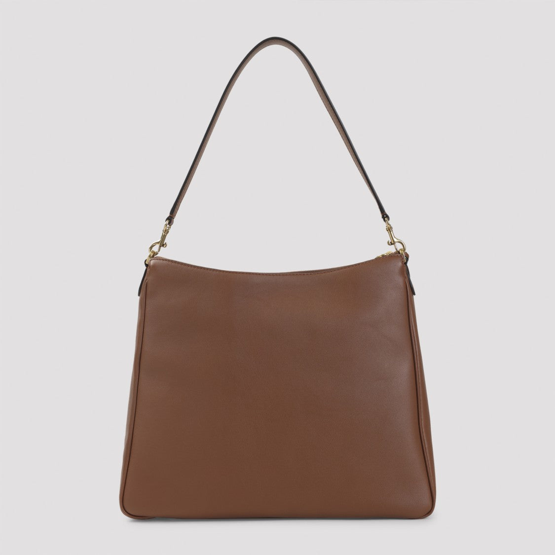 Balenciaga Structured Brown Calf Leather Shoulder Bag