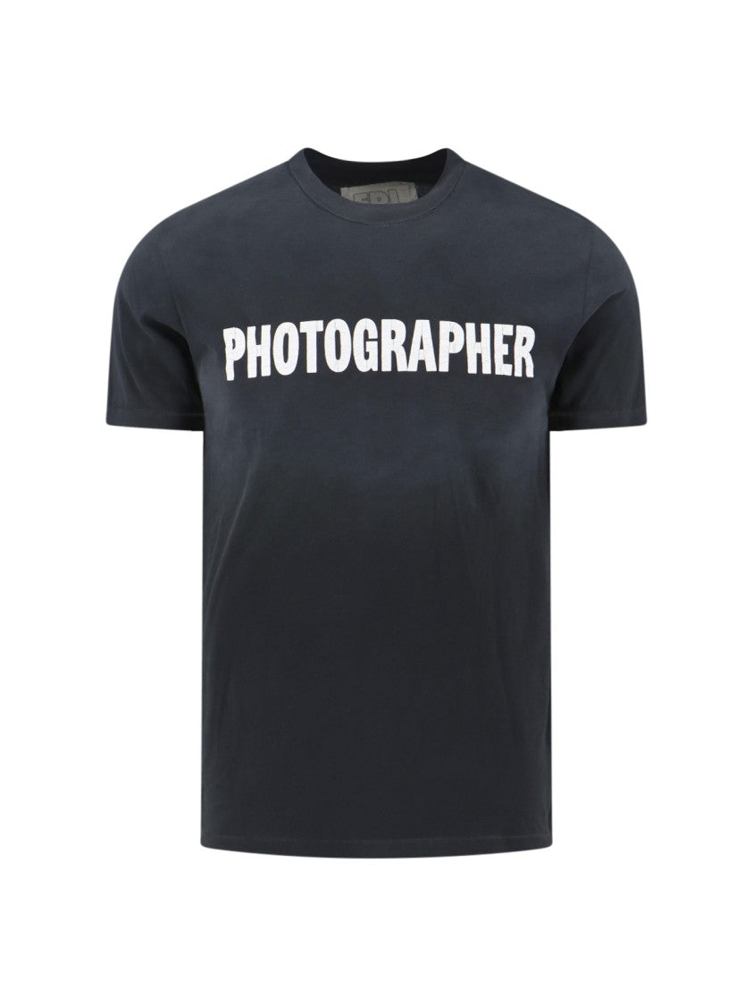 Erl 'Photographer' Logo T-Shirt – Black