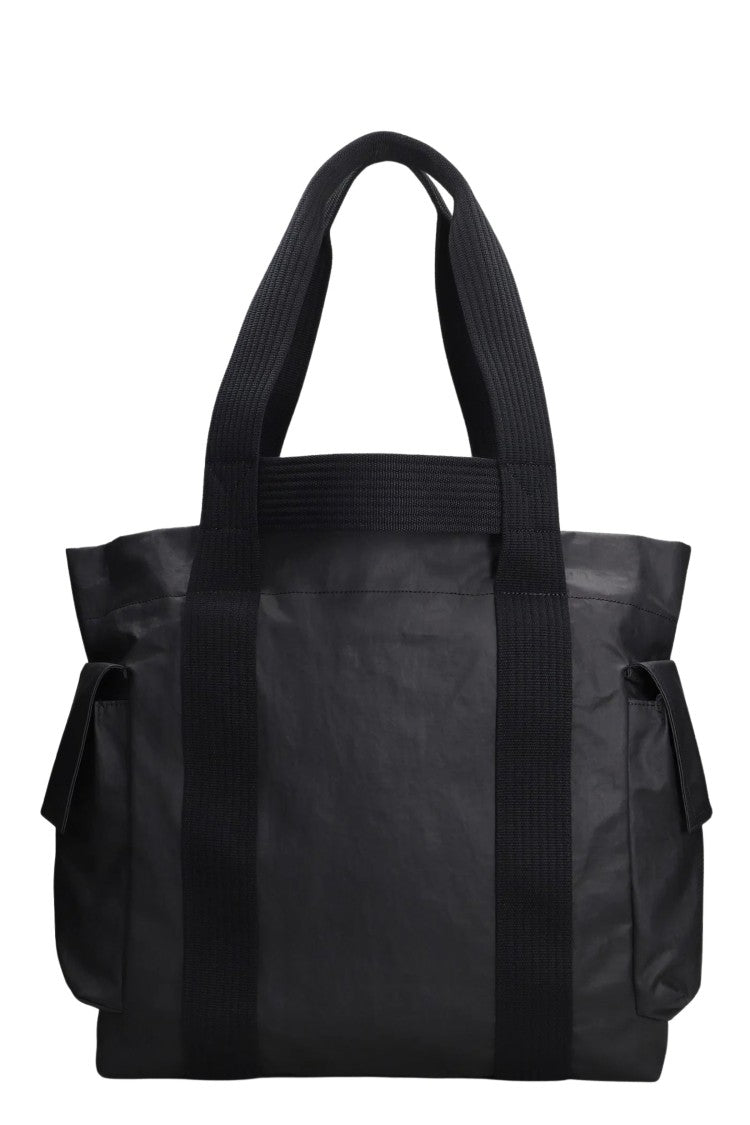 Y-3 Black Work Tote Padded Laptop Polyamide Tote Bag