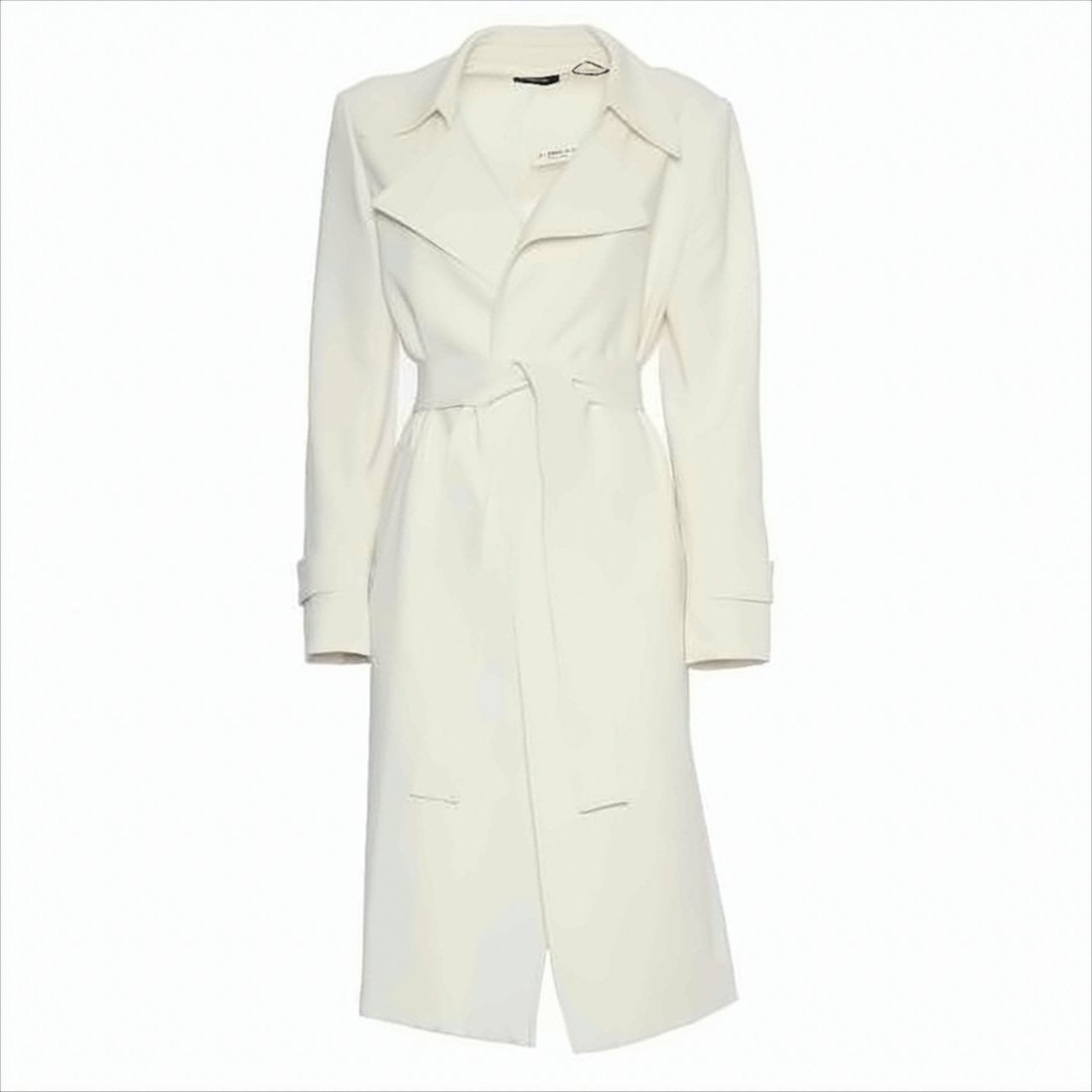 Theory Tailored White Coat With Wide Lapel