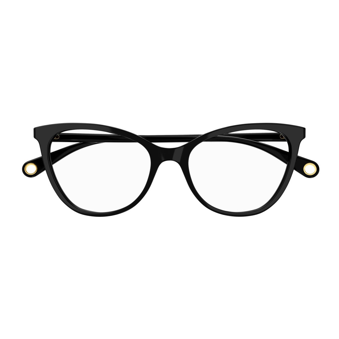 Gucci Gg1079o Glossy Black Acetate Cat-Eye Eyeglasses
