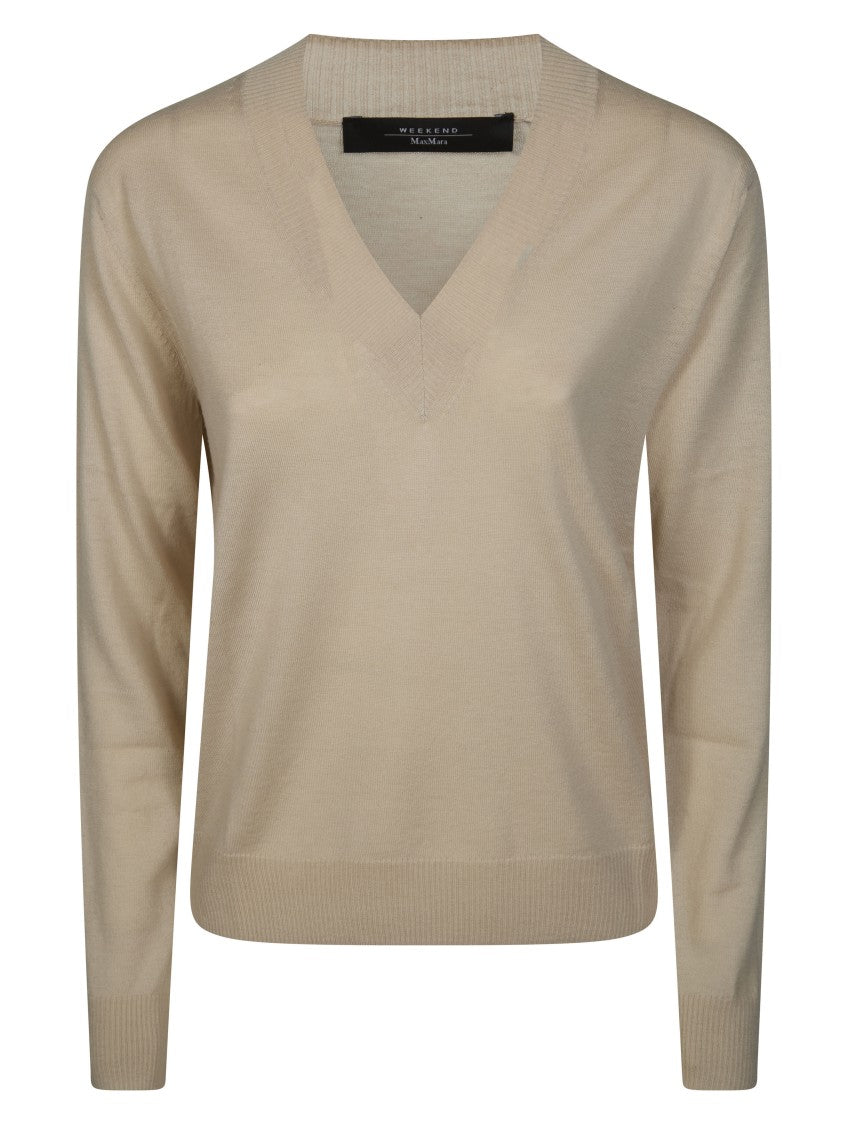 Max Mara Estremo Lightweight V-Neck Knit Sweater