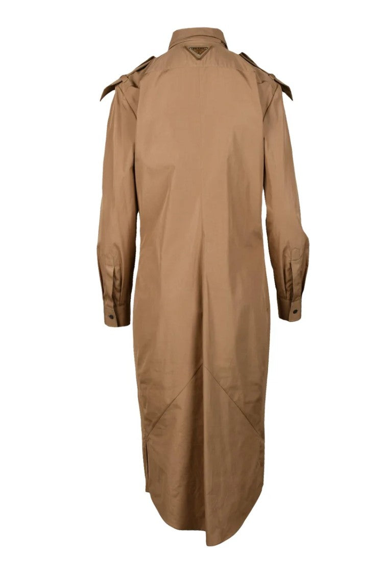 Prada Shirt Dress - Brown