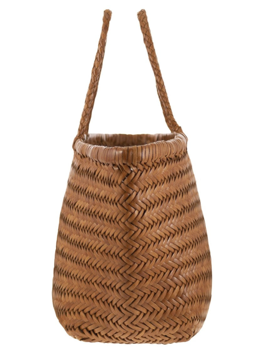 Dragon Triple Jump Big - Woven Leather Bag