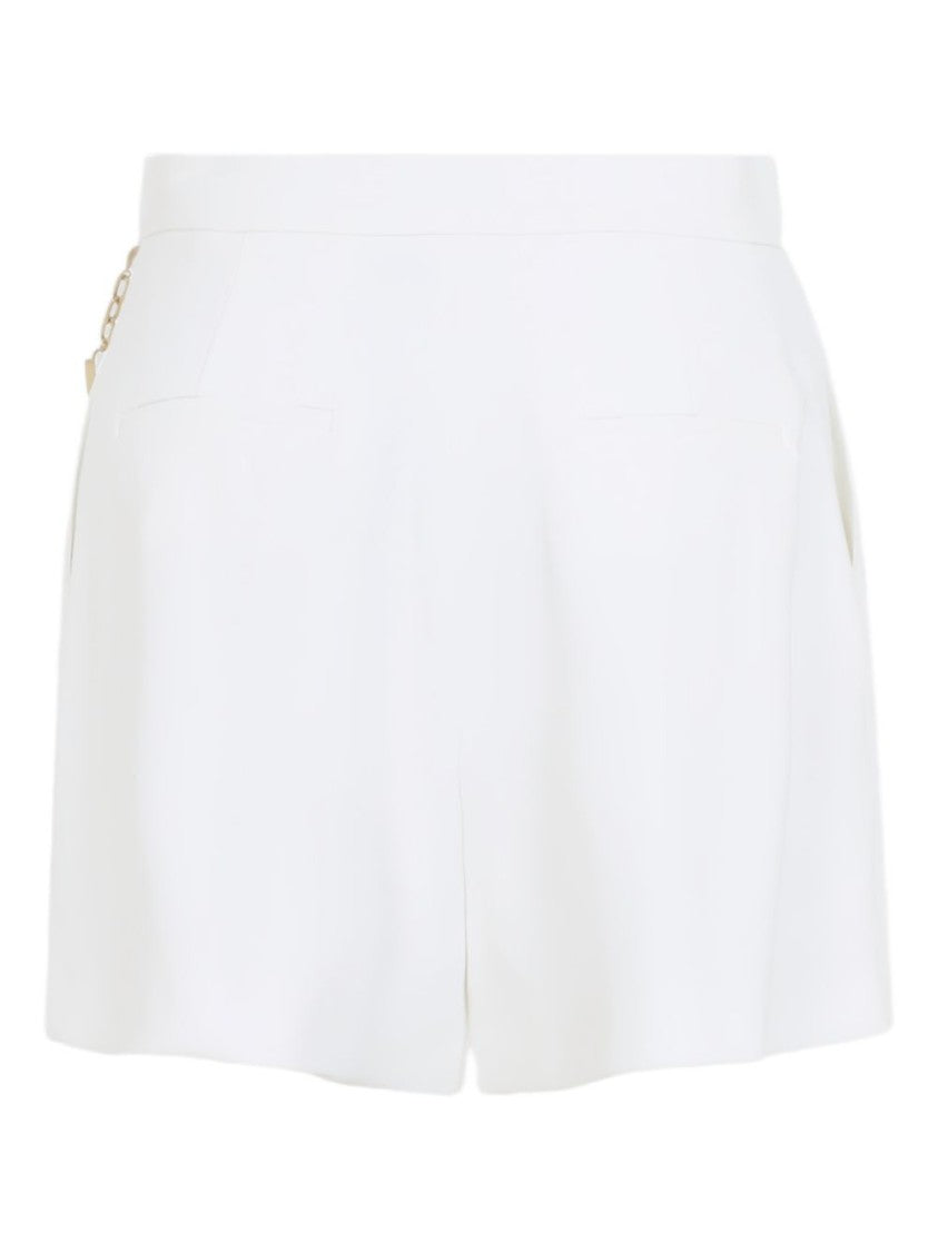Elisabetta Franchi Tailored White Shorts