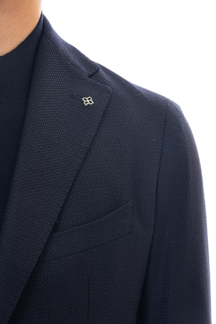 Tagliatore Textured Wool Super 100’S Montecarlo Jacket