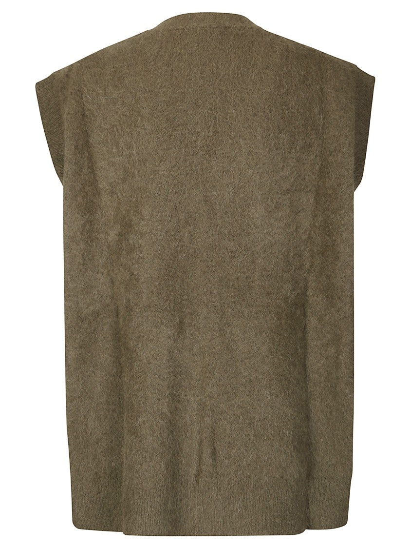 P.A.R.O.S.H. Multi-Pocket Utility Vest With Oversized Silhouette
