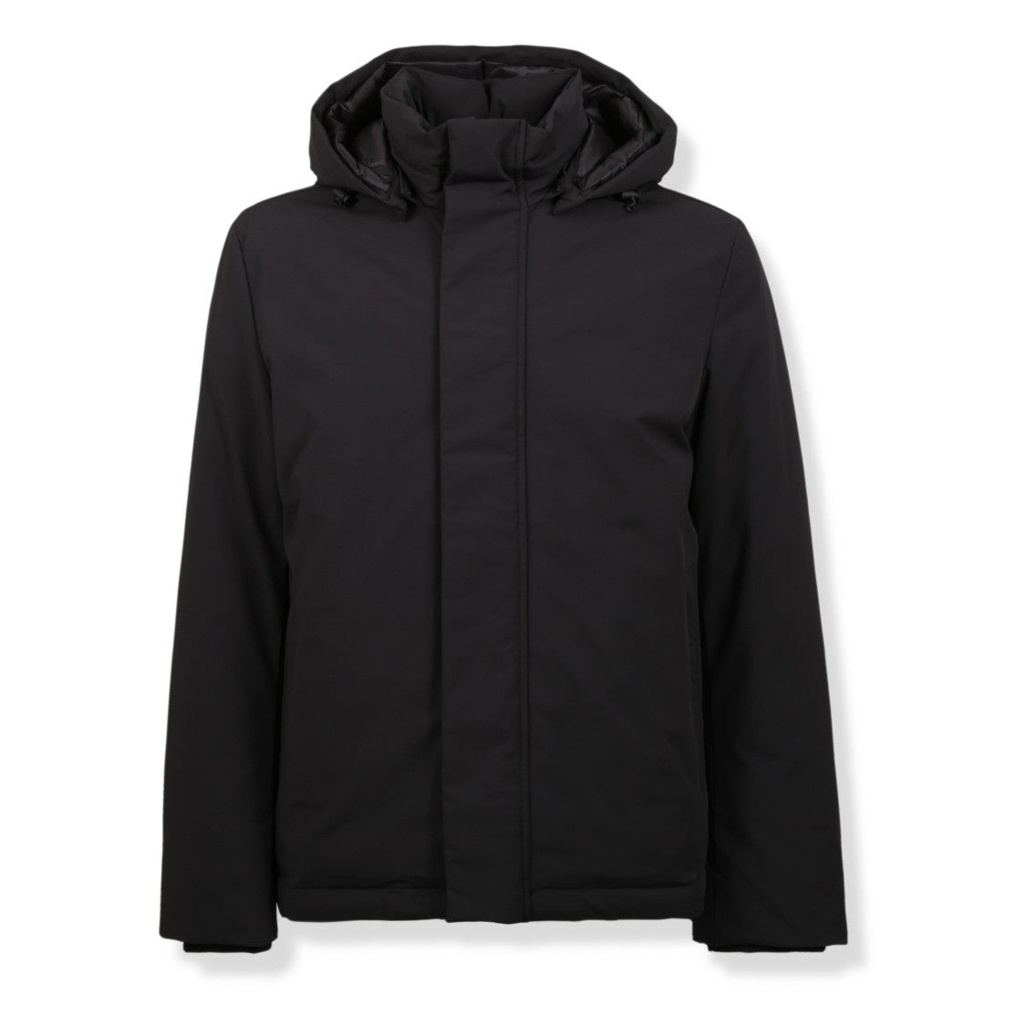 Woolrich Stretch Nylon Jacket With High Collar