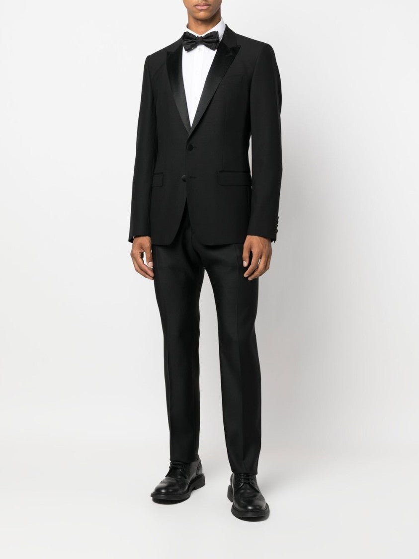 Dsquared2 Tailored Black Trousers With Classic Waistband And Subtle Pleats