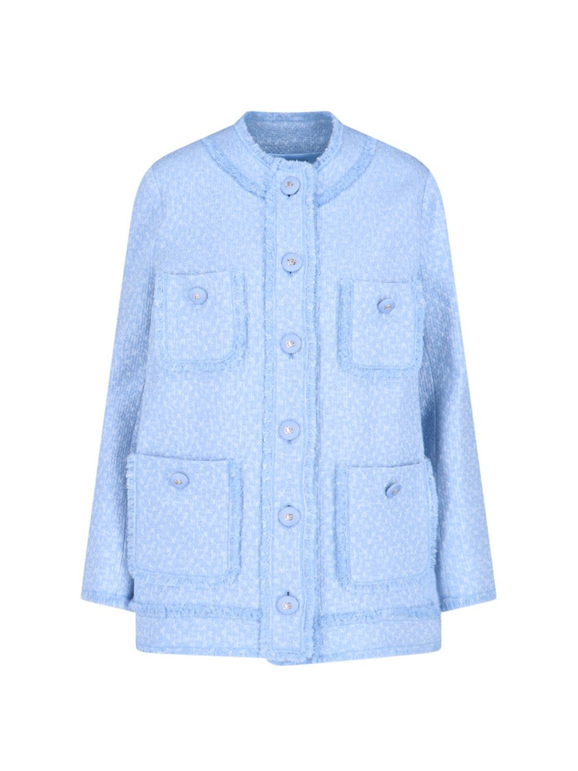 Dolce & Gabbana Rachel' Multi-Pocket Jacket – Blue