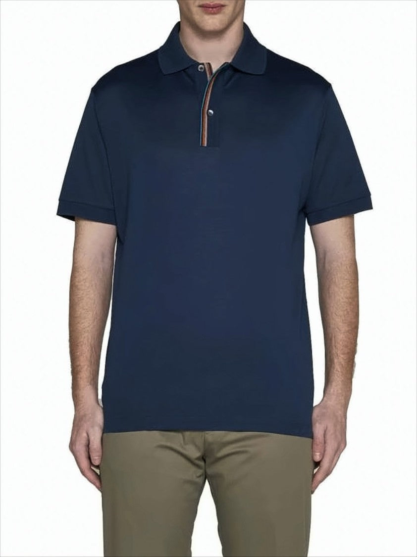 Paul Smith Deep Blue Classic Polo Shirt