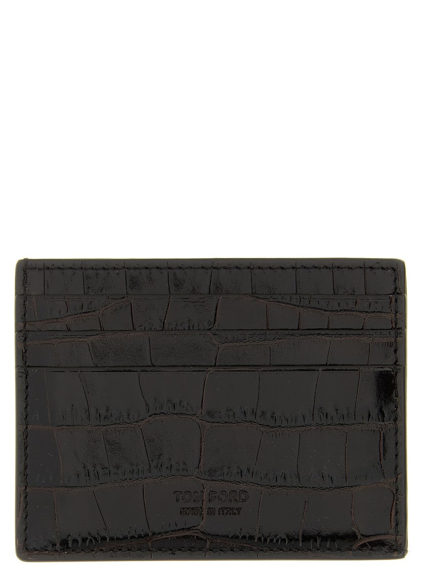 Tom Ford Crocodile Leather Card Holder