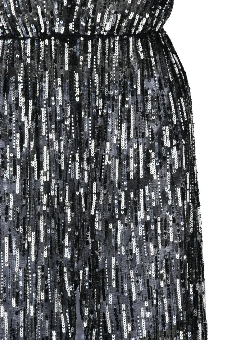 Red Carpet E. Franchi Maxi Dress With All-Over Sequins
