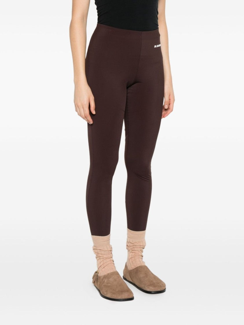 Jil Sander Slim-Fit Trousers In Deep Brown
