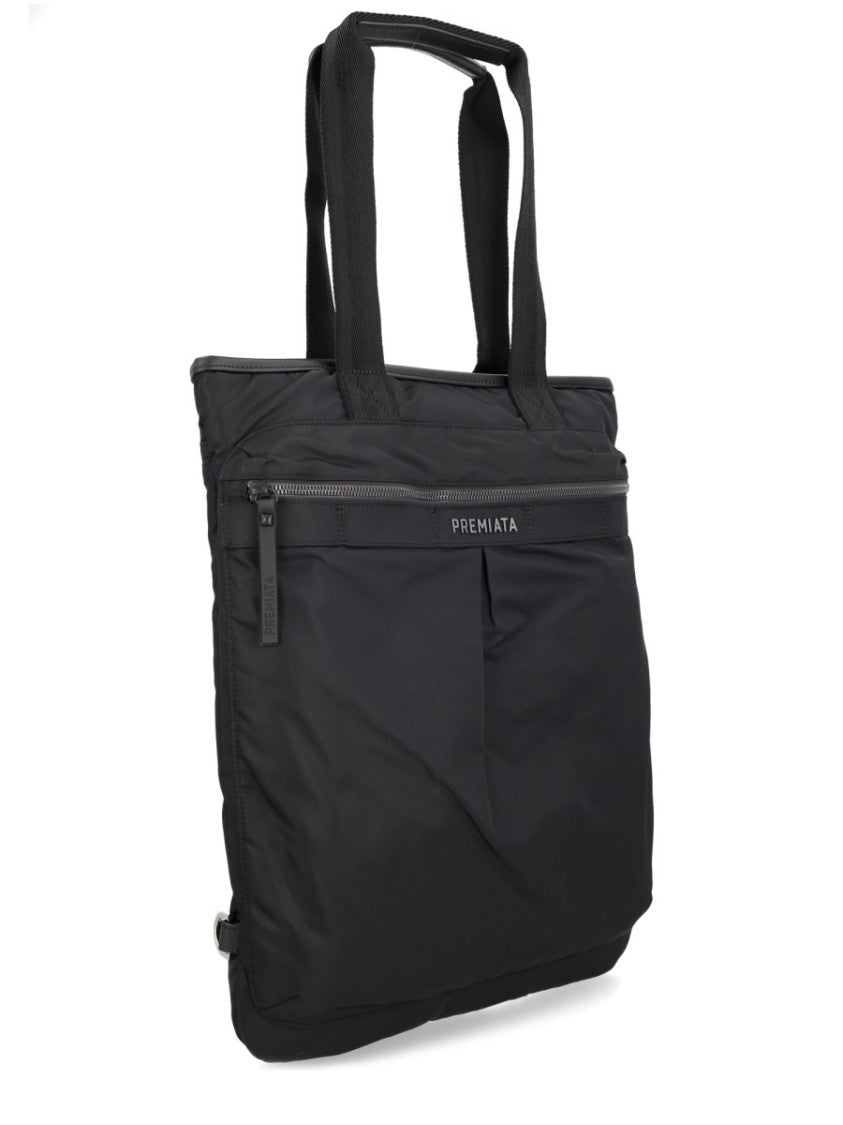 Premiata Black Backpack With Dual Top Handles